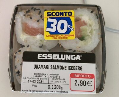 Urumaki salmone iceberg