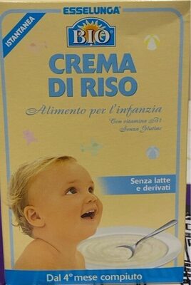 Crema di riso bio front packaging