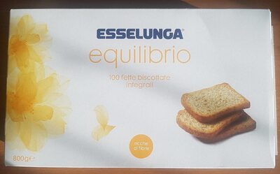 Equilibrio - Fette biscottate integrali front packaging