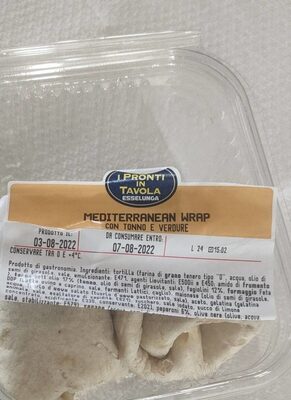 Mediterranean Wrap front packaging