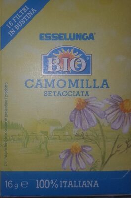 Camomilla setacciata front packaging