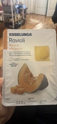 Ravioli Ripieno alla zucca front packaging