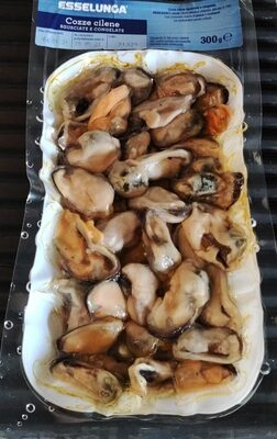 Cozze cilene sgusciate e congelate front packaging