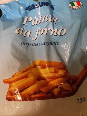 Patate al forno front packaging