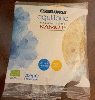 Minipiadina di grano kamut front packaging