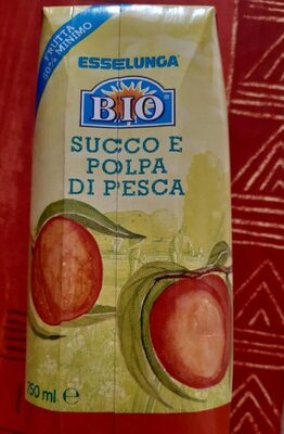 Succo e polpa di pesca