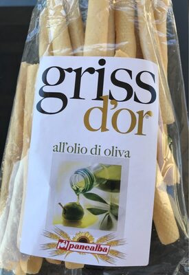 Griss d'or all'olio di oliva front packaging