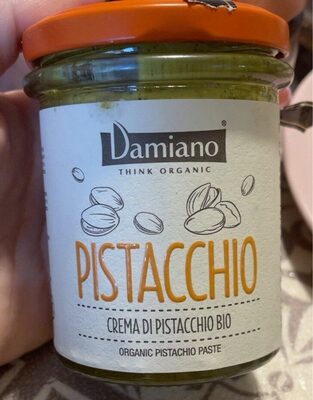 Crema di pistacchio bio front packaging