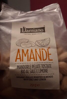 Damiano organic front packaging