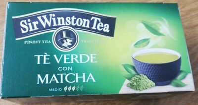 Tè verde con matcha front packaging