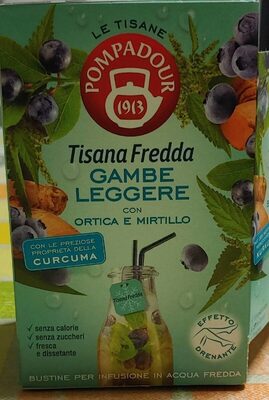 Tisana fredda gambe leggere front packaging