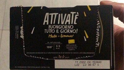 Te nero mate + limone