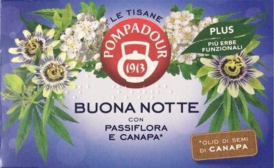 Tisana con passiflora e canapa