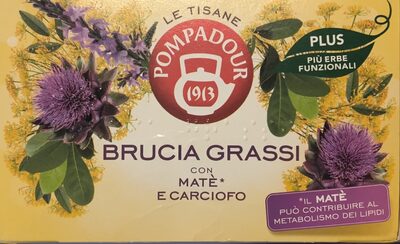 Brucia grassi con mate e carciofo front packaging