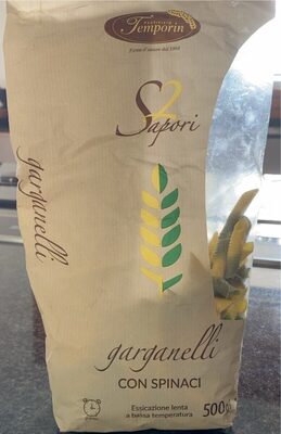 Garganelli con spinaci