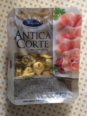 Tortellini al proscuitto crudo front packaging