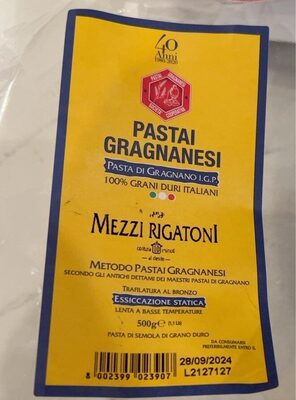 Mezzi Rigatoni