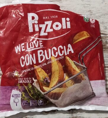 We love con buccia front packaging