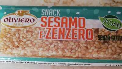 Snack sesamo e zenzero