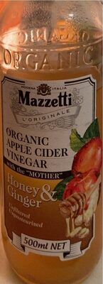 Mazzetti Organic Apple Cider Vinegar Honey & Ginger
