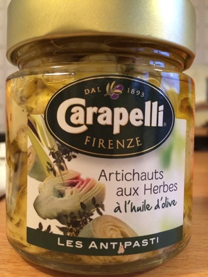 Cœurs artichauts a l'huile front packaging