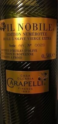 Huile d'olive Il Nobile Carapelli