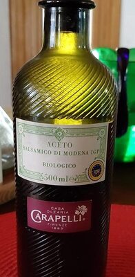 Aceto balsamico di Modena biologico front packaging
