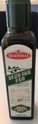 Olio extra vergine front packaging