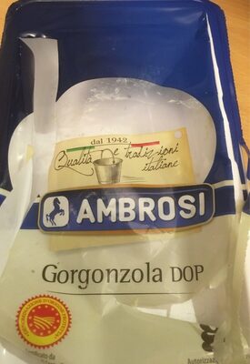 Gorgonzola dop front packaging
