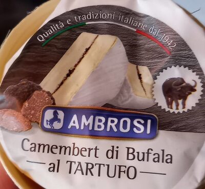 Camembert di bufala al tartufo front packaging