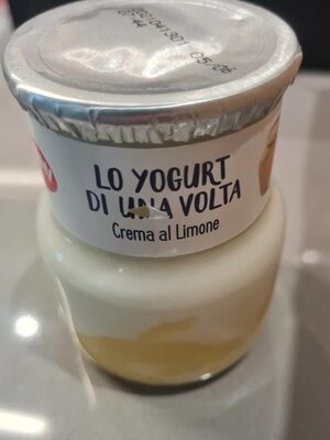 Lo yogurt di una volta crema al limone front packaging