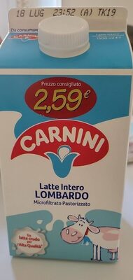 Latte intero microfiltrato pastorizzato