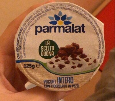 Yogurt intero con cioccolato
