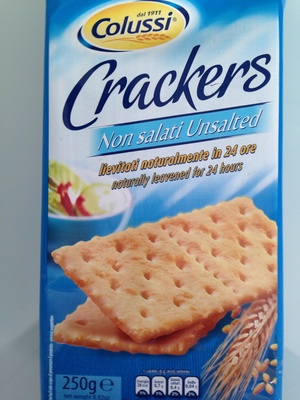 Non salati Unsalted Crackers