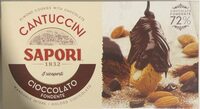 cantuccini ricoperti di cioccolato fondente