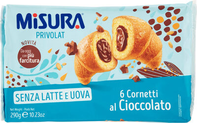 Misura cornetti privolat front packaging