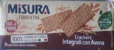 Crackers integrali con avena
