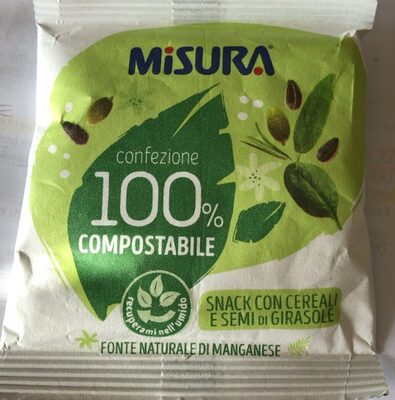 Snack con cereali e semi di girasole