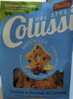 Uvetta e scorza di limone