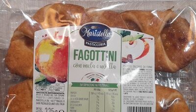 Fagottino con mela e uvetta