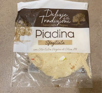 Piadina sfogliata front packaging