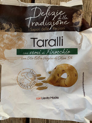 Taralli con semi di finicchio