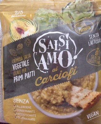 Salsiamo carciofi front packaging