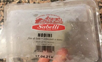 Nodini fior di latte front packaging