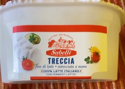 Treccia fior di latte intreccata a mano front packaging
