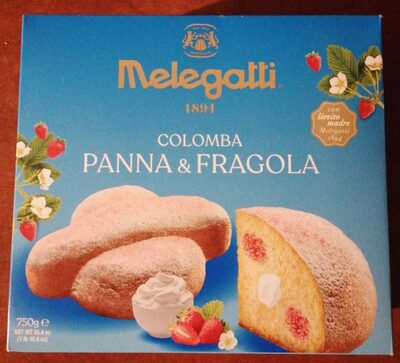 Colomba panna e fragola