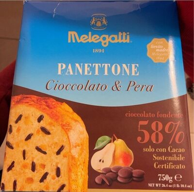 Panettone cioccolato e pera