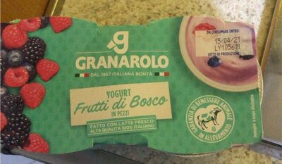 Yogurt front packaging