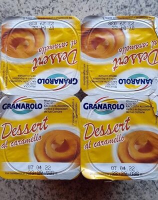 Dessert al caramello front packaging