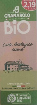 Latte biologico intero